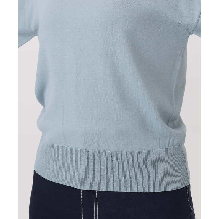 ハイゲージVネックニット/UVカット/接触冷感/洗える/WEB限定サイズあり | OFUON | 詳細画像28 