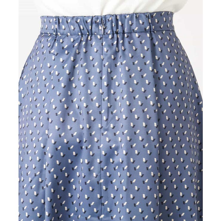 幾何柄タックフレアースカート/洗える | OFUON | 詳細画像31 
