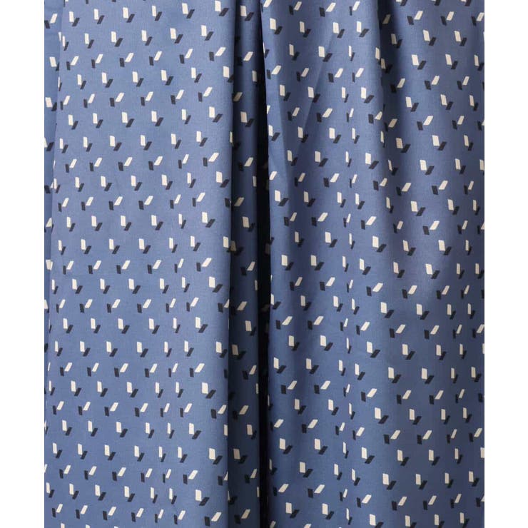 幾何柄タックフレアースカート/洗える | OFUON | 詳細画像35 