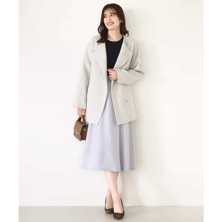 ラップ風フレアースカート/洗える/WEB限定サイズあり | OFUON | 詳細画像12 