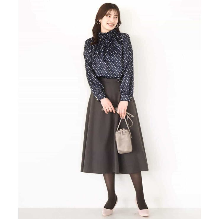 ラップ風フレアースカート/洗える/WEB限定サイズあり | OFUON | 詳細画像2 