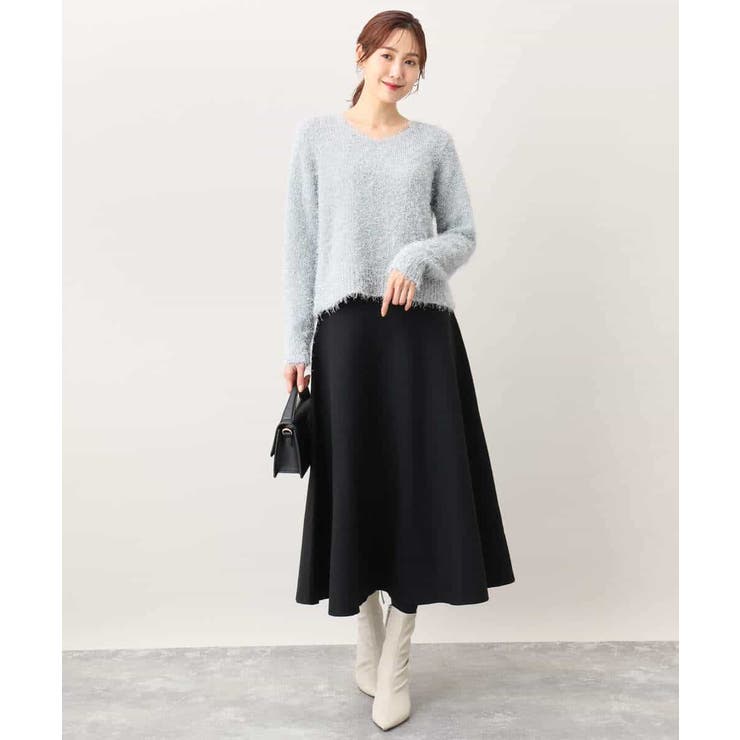 フレアーニットスカート/洗える | OFUON | 詳細画像14 