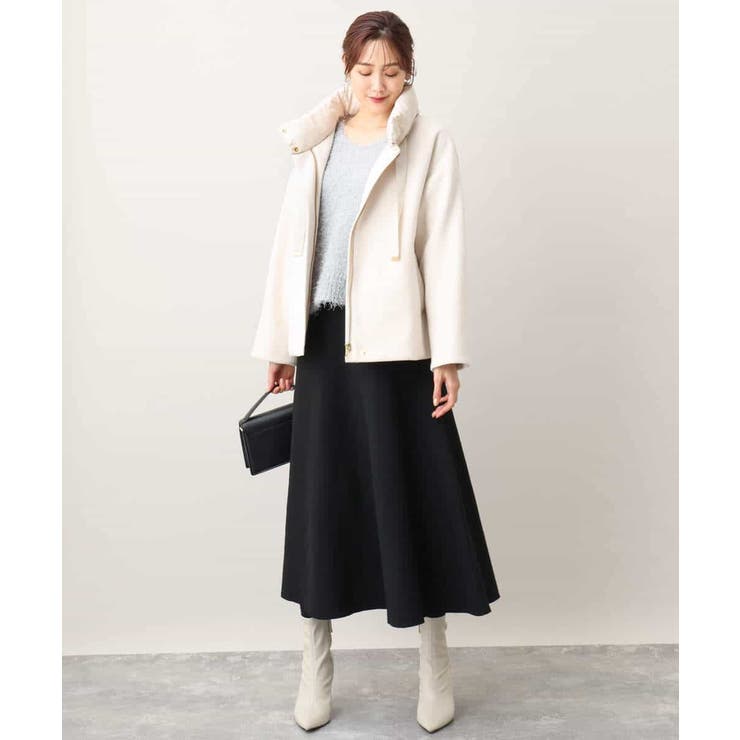 フレアーニットスカート/洗える | OFUON | 詳細画像21 