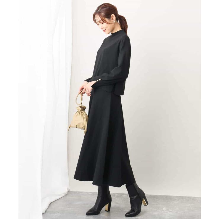 フレアーニットスカート/洗える | OFUON | 詳細画像5 