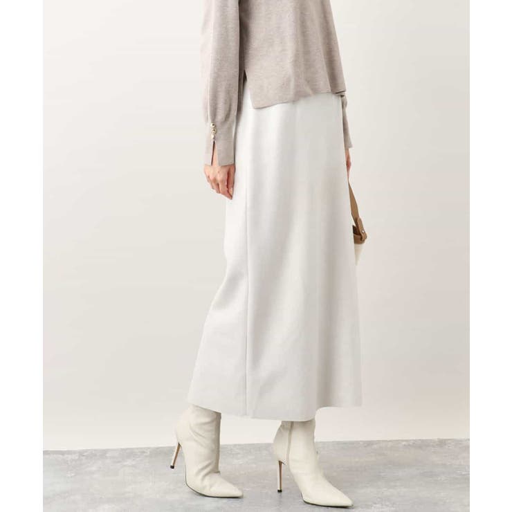 アイボリー | 箔ダンボールナロースカート/洗える | OFUON