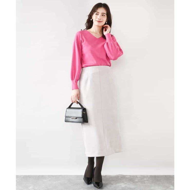 スウェードライクナロースカート/洗える | OFUON | 詳細画像16 