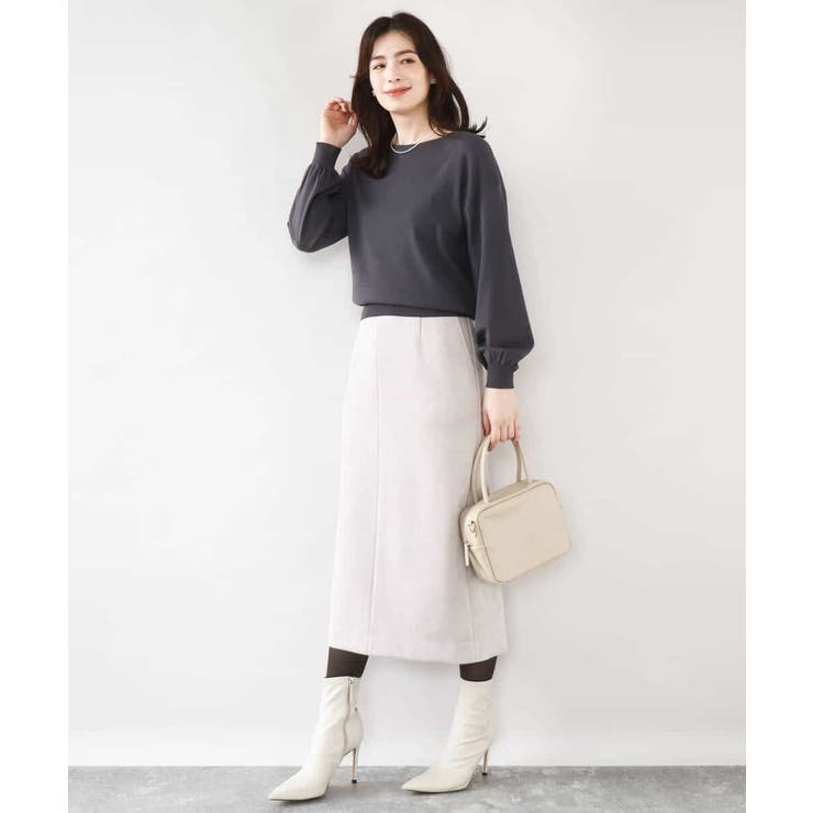 スウェードライクナロースカート/洗える | OFUON | 詳細画像20 