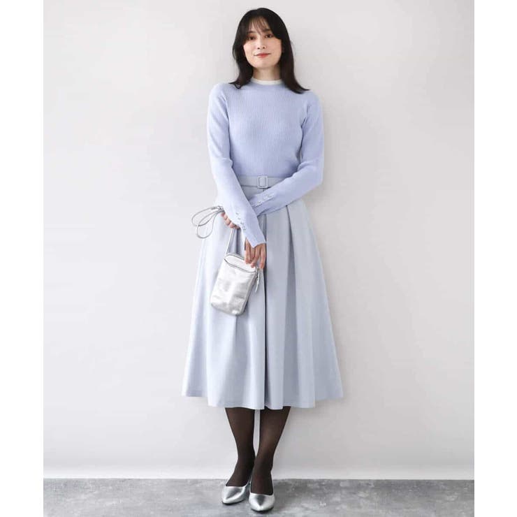 タックフレアースカート/洗える | OFUON | 詳細画像5 