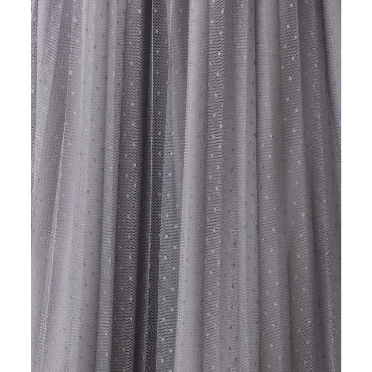 ドット柄チュールプリーツスカート/洗える | OFUON | 詳細画像47 