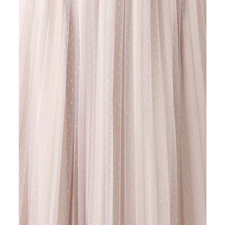 ドット柄チュールプリーツスカート/洗える | OFUON | 詳細画像49 