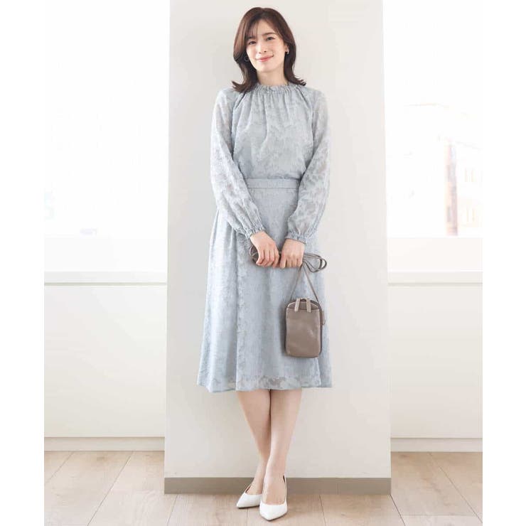 カットジャガードフレアースカート/洗える/WEB限定サイズあり | OFUON | 詳細画像17 