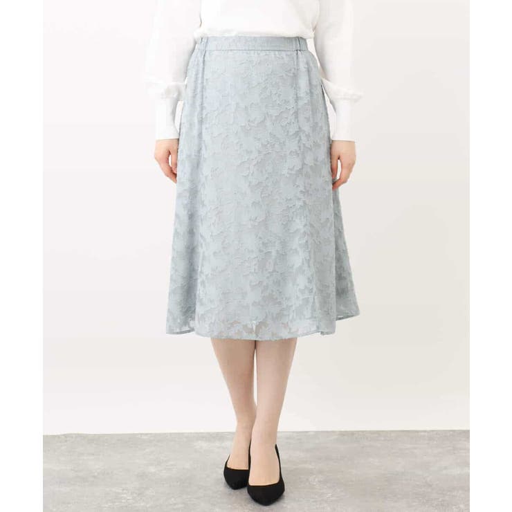 カットジャガードフレアースカート/洗える/WEB限定サイズあり | OFUON | 詳細画像27 