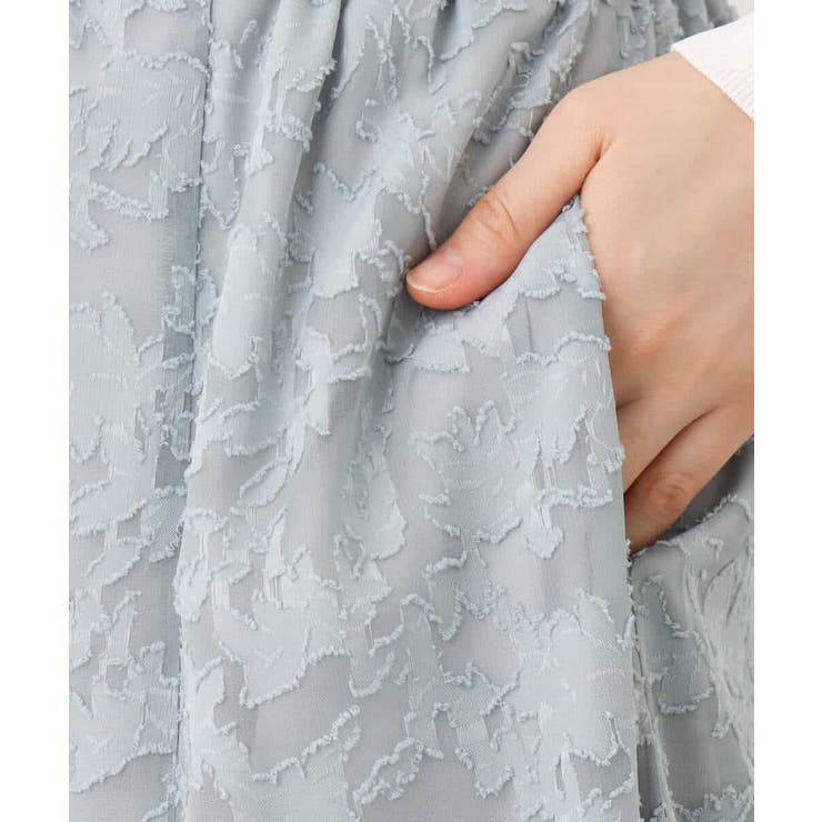 カットジャガードフレアースカート/洗える/WEB限定サイズあり | OFUON | 詳細画像32 