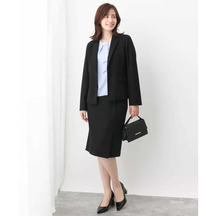 [セットアップ対応]ストレッチラップ風スカート/洗える | OFUON | 詳細画像13 