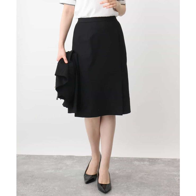 [セットアップ対応]ストレッチラップ風スカート/洗える | OFUON | 詳細画像2 