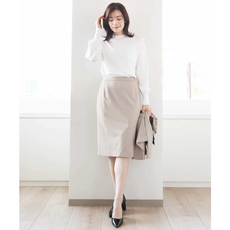 [セットアップ対応]ストレッチラップ風スカート/洗える | OFUON | 詳細画像21 