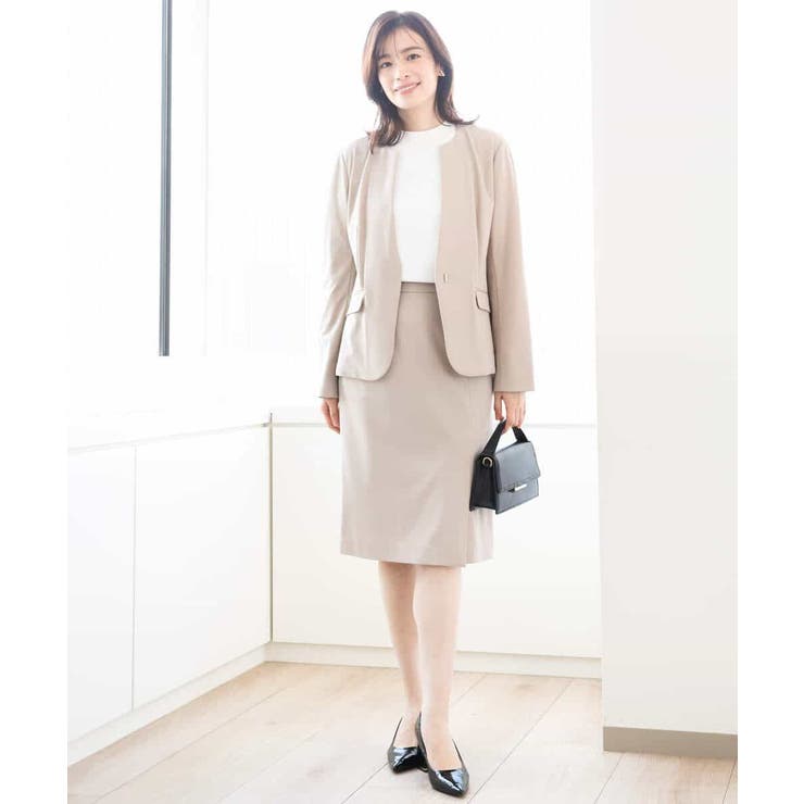 [セットアップ対応]ストレッチラップ風スカート/洗える | OFUON | 詳細画像23 