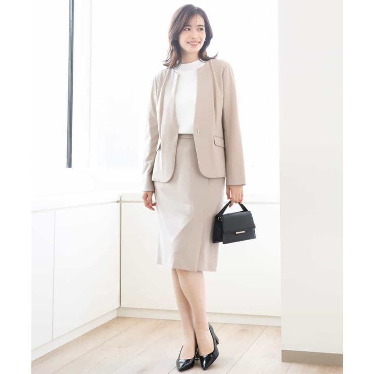 [セットアップ対応]ストレッチラップ風スカート/洗える | OFUON | 詳細画像24 