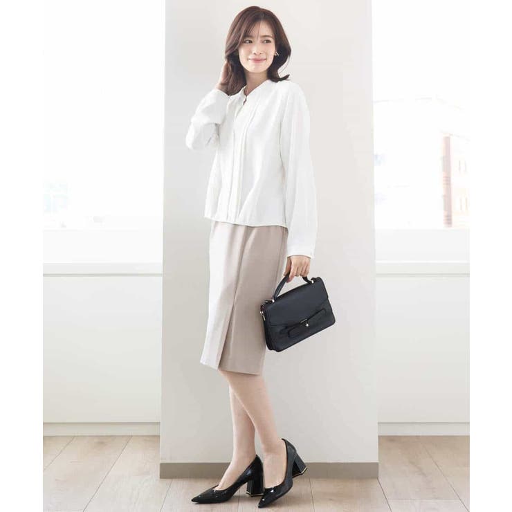 [セットアップ対応]ストレッチラップ風スカート/洗える | OFUON | 詳細画像26 