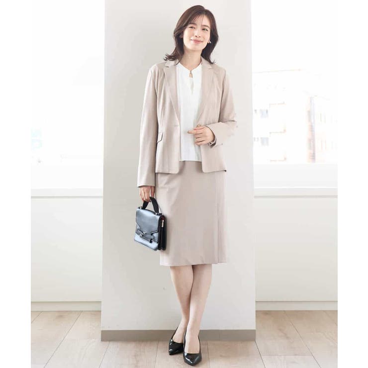 [セットアップ対応]ストレッチラップ風スカート/洗える | OFUON | 詳細画像29 