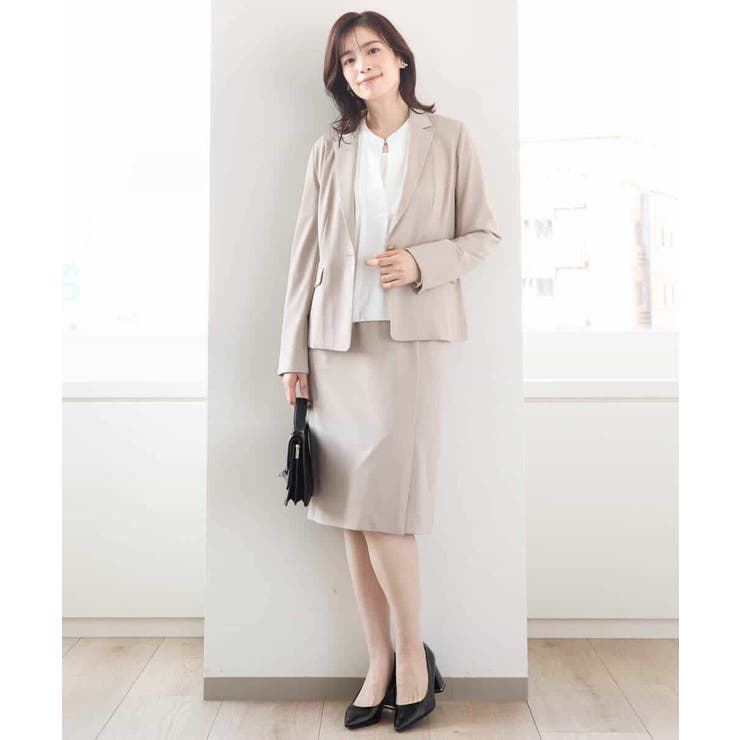 [セットアップ対応]ストレッチラップ風スカート/洗える | OFUON | 詳細画像30 