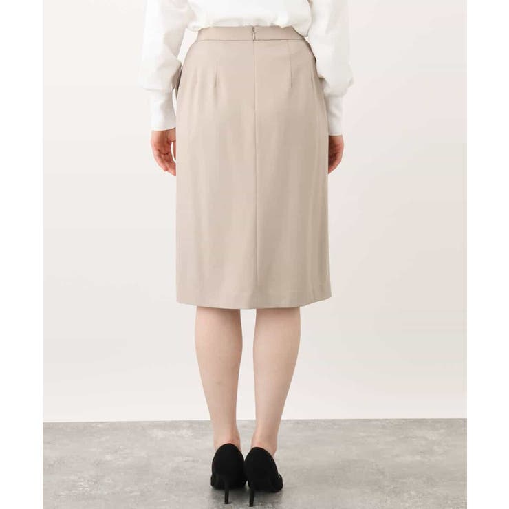 [セットアップ対応]ストレッチラップ風スカート/洗える | OFUON | 詳細画像37 