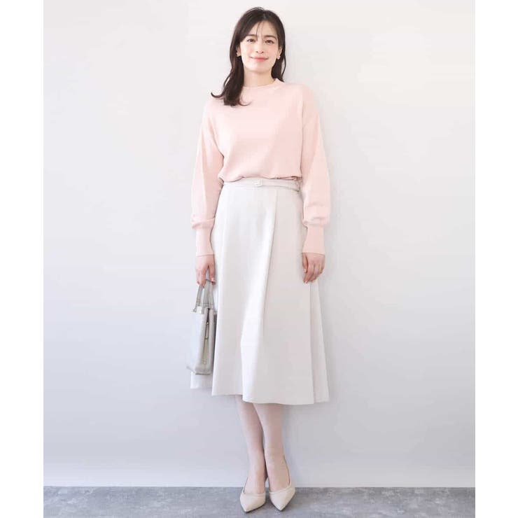 [セットアップ対応]ライトラブルクロス ウエストタックスカート 洗える | OFUON | 詳細画像16 