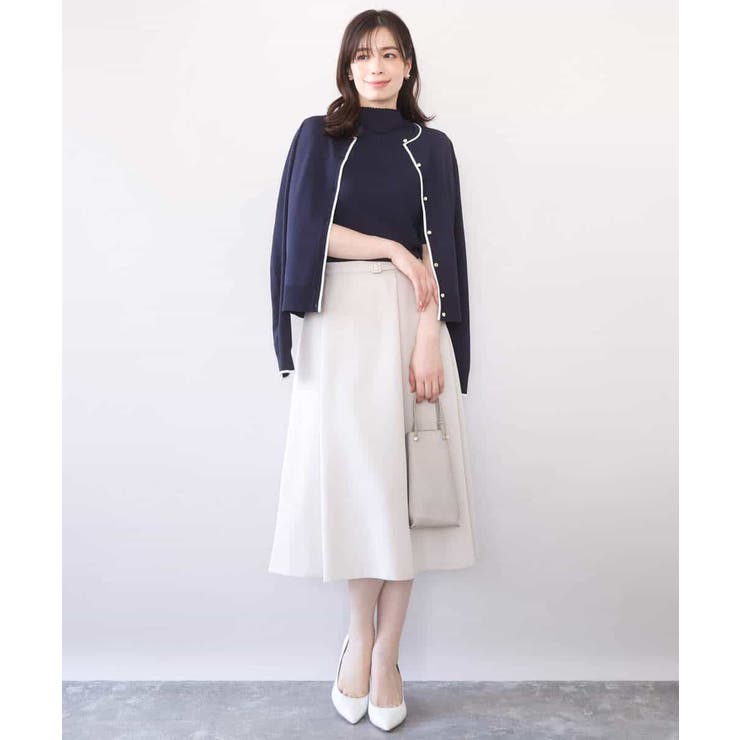 [セットアップ対応]ライトラブルクロス ウエストタックスカート 洗える | OFUON | 詳細画像26 