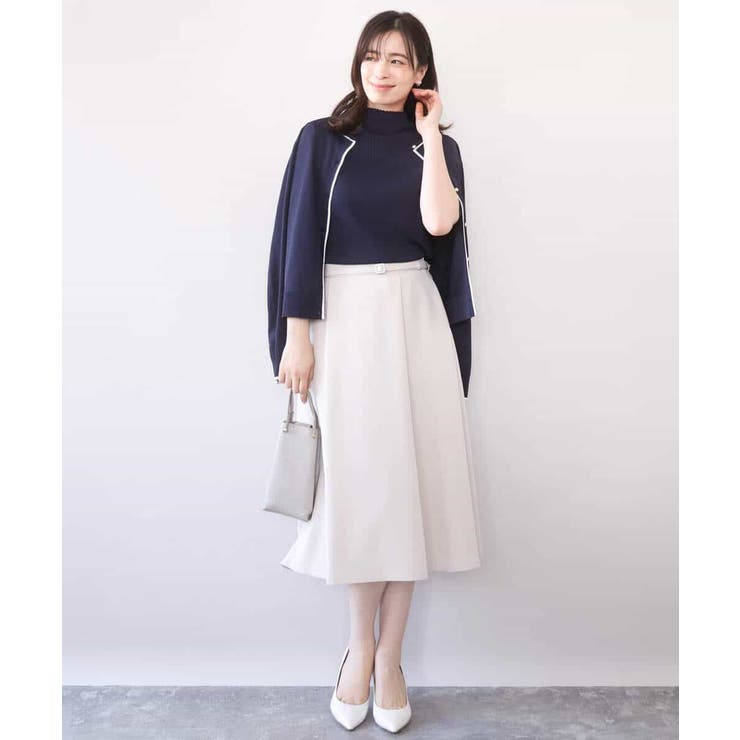 [セットアップ対応]ライトラブルクロス ウエストタックスカート 洗える | OFUON | 詳細画像28 