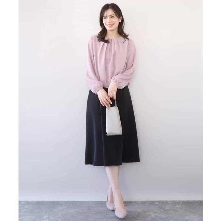 [セットアップ対応]ライトラブルクロス ウエストタックスカート 洗える | OFUON | 詳細画像8 