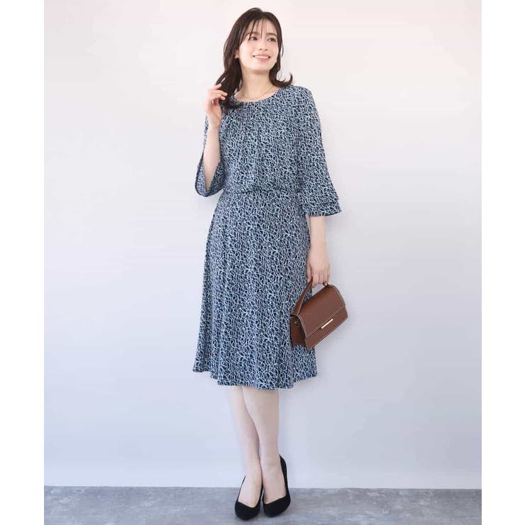 カリグラフィープリント ジャージスカート/洗える/WEB限定サイズあり | OFUON | 詳細画像8 