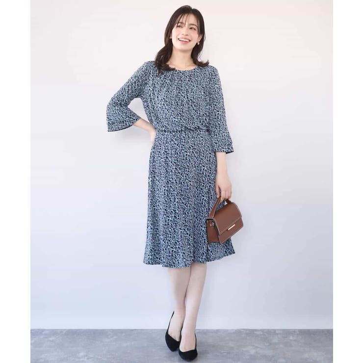 カリグラフィープリント ジャージスカート/洗える/WEB限定サイズあり | OFUON | 詳細画像9 