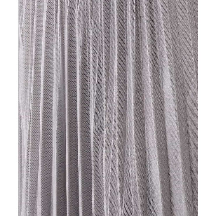 チュールサテンプリーツスカート/洗える | OFUON | 詳細画像39 