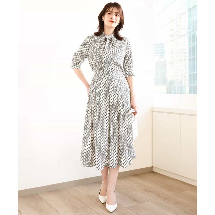 ビットプリントスカート/洗える | OFUON | 詳細画像17 