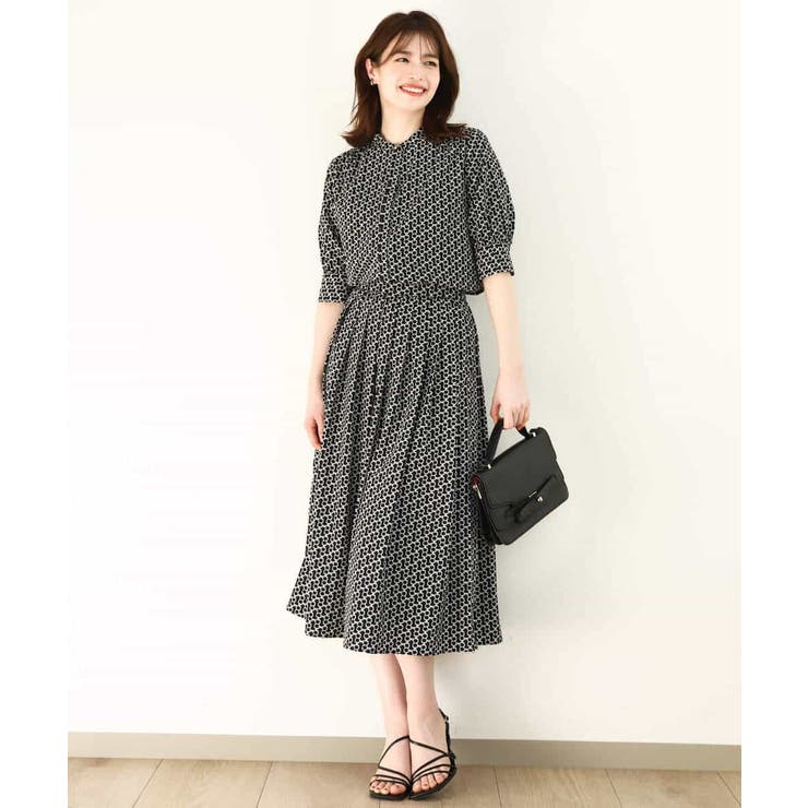 ビットプリントスカート/洗える | OFUON | 詳細画像2 