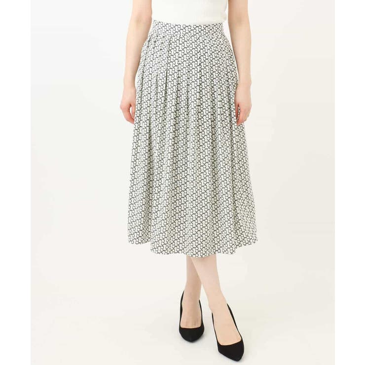 ビットプリントスカート/洗える | OFUON | 詳細画像20 