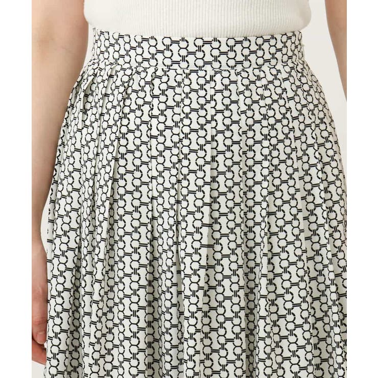 ビットプリントスカート/洗える | OFUON | 詳細画像23 