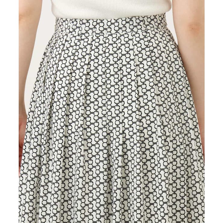 ビットプリントスカート/洗える | OFUON | 詳細画像24 