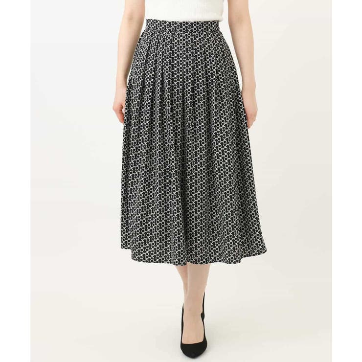 ビットプリントスカート/洗える | OFUON | 詳細画像28 