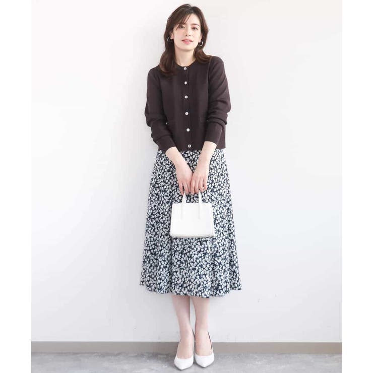 レトロフラワープリントスカート/洗える | OFUON | 詳細画像15 