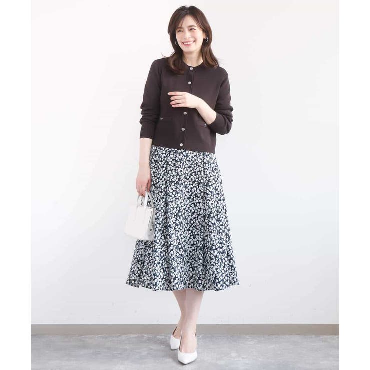 レトロフラワープリントスカート/洗える | OFUON | 詳細画像17 