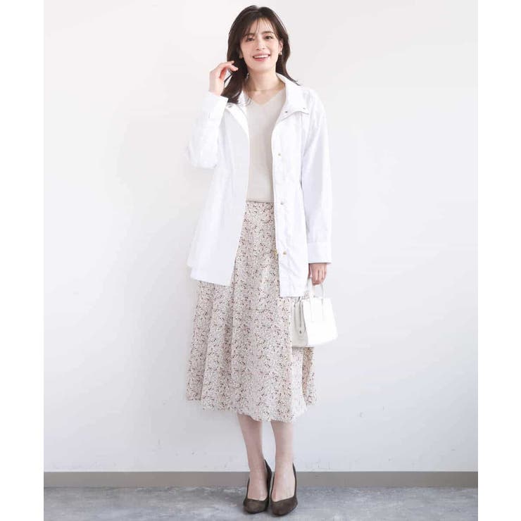 レトロフラワープリントスカート/洗える | OFUON | 詳細画像23 