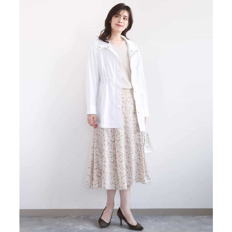 レトロフラワープリントスカート/洗える | OFUON | 詳細画像24 