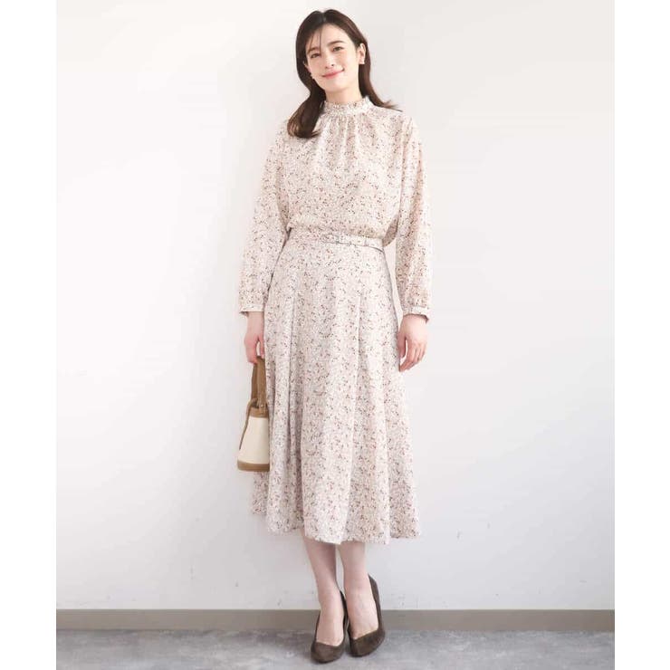 レトロフラワープリントスカート/洗える | OFUON | 詳細画像25 