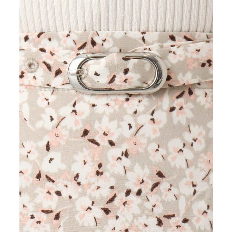 レトロフラワープリントスカート/洗える | OFUON | 詳細画像32 