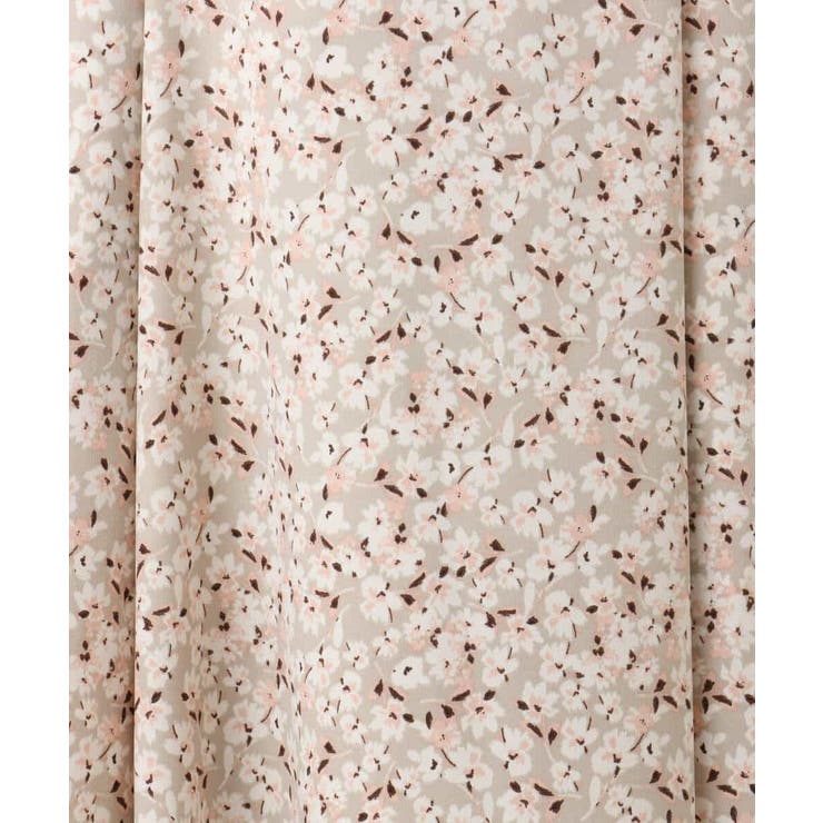 レトロフラワープリントスカート/洗える | OFUON | 詳細画像37 