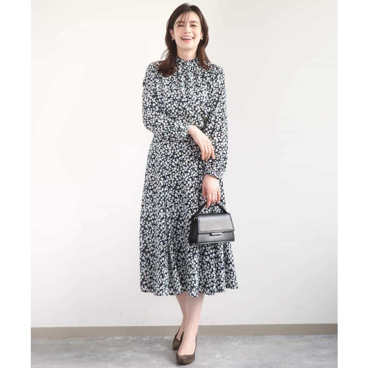 レトロフラワープリントスカート/洗える | OFUON | 詳細画像5 