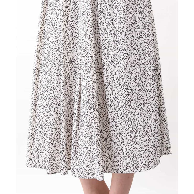 小花柄タックギャザースカート/洗える | OFUON | 詳細画像32 