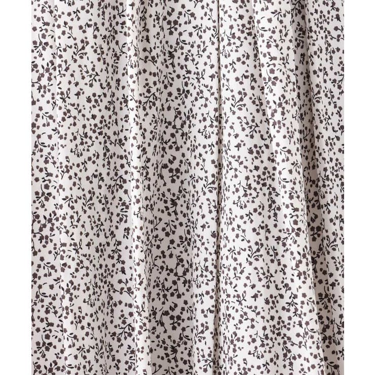 小花柄タックギャザースカート/洗える | OFUON | 詳細画像33 