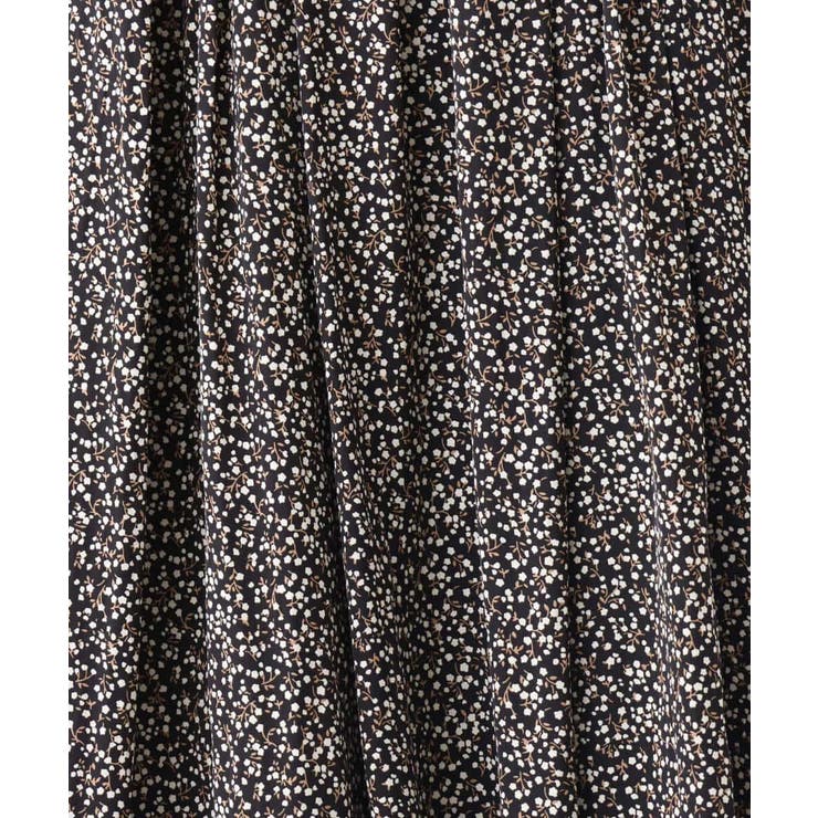 小花柄タックギャザースカート/洗える | OFUON | 詳細画像35 